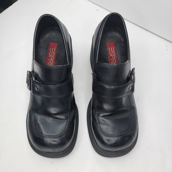 Esprit Asteroid 90's Chunky Platform Loafer Y2k Vintage - Picture 7 of 10